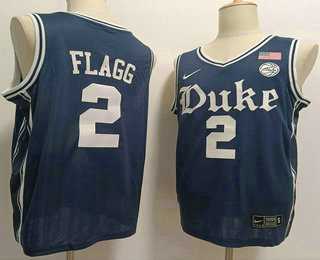 Men%27s Duke Blue Devils #2 Cooper Flagg Navy College Basketball Jersey